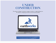 Tablet Screenshot of earthworksmagazine.co.za